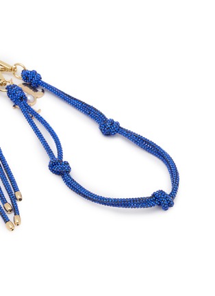 Detail View - Click To Enlarge - ROSANTICA - Nodini Knotted Crystal Wire Gold Toned Brass Charm
