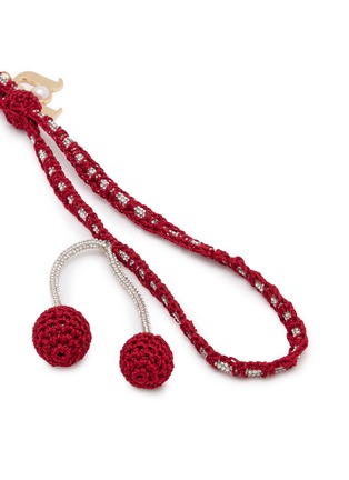 Detail View - Click To Enlarge - ROSANTICA - Alia Crystal Wire Fabric Charm