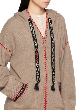  - BAZISZT - Kafti Embroidered Cashmere Hoodie