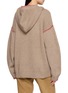 Back View - Click To Enlarge - BAZISZT - Kafti Embroidered Cashmere Hoodie
