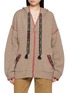 BAZISZT Kafti Embroidered Cashmere Hoodie