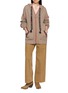 Figure View - Click To Enlarge - BAZISZT - Kafti Embroidered Cashmere Hoodie