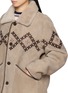  - BAZISZT - Nelci Embroidered Shearling Coat