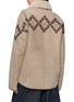 Back View - Click To Enlarge - BAZISZT - Nelci Embroidered Shearling Coat
