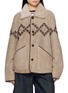 BAZISZT Nelci Embroidered Shearling Coat