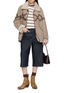 Figure View - Click To Enlarge - BAZISZT - Nelci Embroidered Shearling Coat