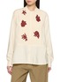 BAZISZT Arman Beaded Floral Appliqué Shirt