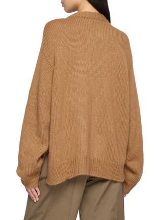 Back View - Click To Enlarge - BAZISZT - Pucalpa Floral Embroidered Knit Sweater
