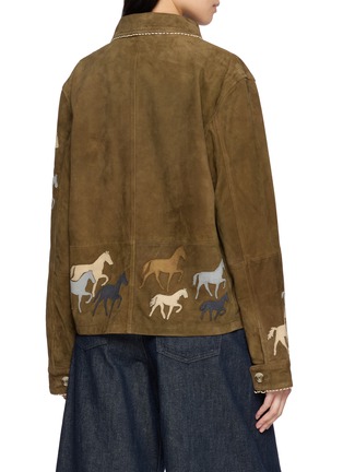 Back View - Click To Enlarge - BAZISZT - Valero Suede Jacket