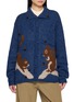 BAZISZT Cusco Squirrel Motif Knit Cardigan