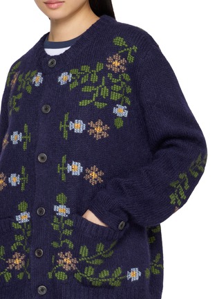  - BAZISZT - Curiosa Floral Embroidered Knit Cardigan