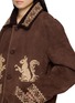  - BAZISZT - Squi Squirrel Embroidered Shearling Coat