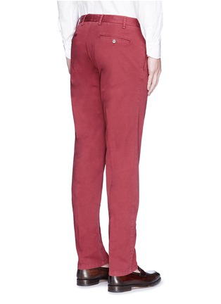 Back View - Click To Enlarge - CANALI - Stretch twill chinos