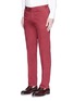 Front View - Click To Enlarge - CANALI - Stretch twill chinos