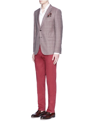 Figure View - Click To Enlarge - CANALI - Stretch twill chinos