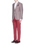 Figure View - Click To Enlarge - CANALI - Stretch twill chinos