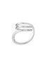 CHARLOTTE CHESNAIS Round Trip Sterling Silver Ring — EU 55