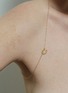 Detail View - Click To Enlarge - CHARLOTTE CHESNAIS - Alphajoaillerie 18K Gold Diamond Necklace — Letter C