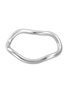 Detail View - Click To Enlarge - CHARLOTTE CHESNAIS - Wave Sterling Silver Bracelet — Size M