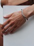Detail View - Click To Enlarge - CHARLOTTE CHESNAIS - Wave Sterling Silver Bracelet — Size M