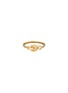 CHARLOTTE CHESNAIS Twin 18K Gold Diamond Ring — EU 51