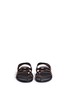 Front View - Click To Enlarge - PIERRE HARDY - Geometric cutout leather slide sandals