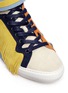 Detail View - Click To Enlarge - PIERRE HARDY - Fringe strap suede high-top sneakers