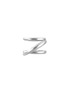 CHARLOTTE CHESNAIS Triplet Sterling Silver Ring — EU 53