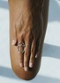 Detail View - Click To Enlarge - CHARLOTTE CHESNAIS - Ribbon Sterling Silver Ring — EU 51