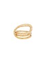 CHARLOTTE CHESNAIS Petit Round Trip 18K Gold Diamond Ring — EU 53