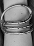Detail View - Click To Enlarge - CHARLOTTE CHESNAIS - Round Trip Sterling Silver Bracelet — Size M