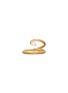 CHARLOTTE CHESNAIS Serti Sculpté 18K Gold Diamond Ring — EU 53