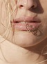Detail View - Click To Enlarge - CHARLOTTE CHESNAIS - Alphajoaillerie Heart 18K Gold Diamond Necklace