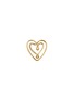 CHARLOTTE CHESNAIS Alphajoaillerie Heart 18K Gold Diamond Necklace