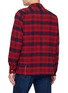 Back View - Click To Enlarge - FORTELA - Baker Plaid Cotton Bowling Shirt