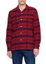 FORTELA Baker Plaid Cotton Bowling Shirt