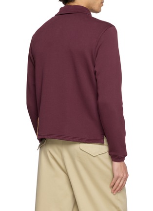 Back View - Click To Enlarge - FORTELA - Columbia Jersey Polo Sweater