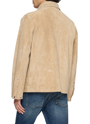 Back View - Click To Enlarge - FORTELA - Suede Leather Work Jacket