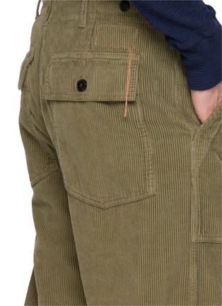  - FORTELA - Straight Leg Cotton Corduroy Fatigue Pants