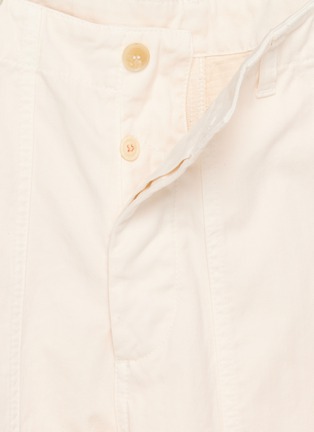  - FORTELA - Straight Leg Herringbone Cotton Fatigue Pants