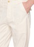  - FORTELA - Straight Leg Herringbone Cotton Fatigue Pants