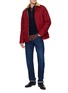 Figure View - Click To Enlarge - FORTELA - Bristol Corduroy Collar Waxed Cotton Jacket