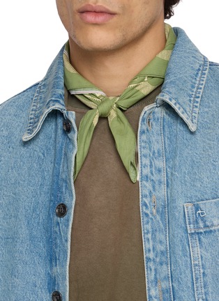 Figure View - Click To Enlarge - FORTELA - Circle Printed Cotton Bandana