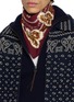 Figure View - Click To Enlarge - FORTELA - Floral Printed Cotton Bandana