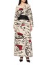 Main View - Click To Enlarge - YANGKEHAN - Abstract Print Silk Maxi Dress
