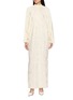 YANGKEHAN Floral Jacquard Slik Maxi Dress