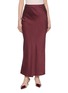 Main View - Click To Enlarge - YANGKEHAN - Draped Silk Maxi Skirt
