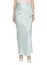 Main View - Click To Enlarge - YANGKEHAN - Draped Silk Maxi Skirt