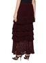 Back View - Click To Enlarge - YANGKEHAN - Tiered Knit Maxi Skirt