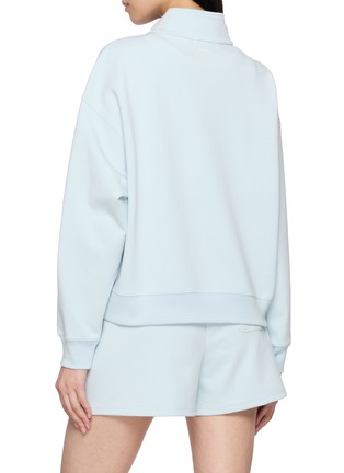 Back View - Click To Enlarge - CLOVE - Essential Half Zip Sweatshirt